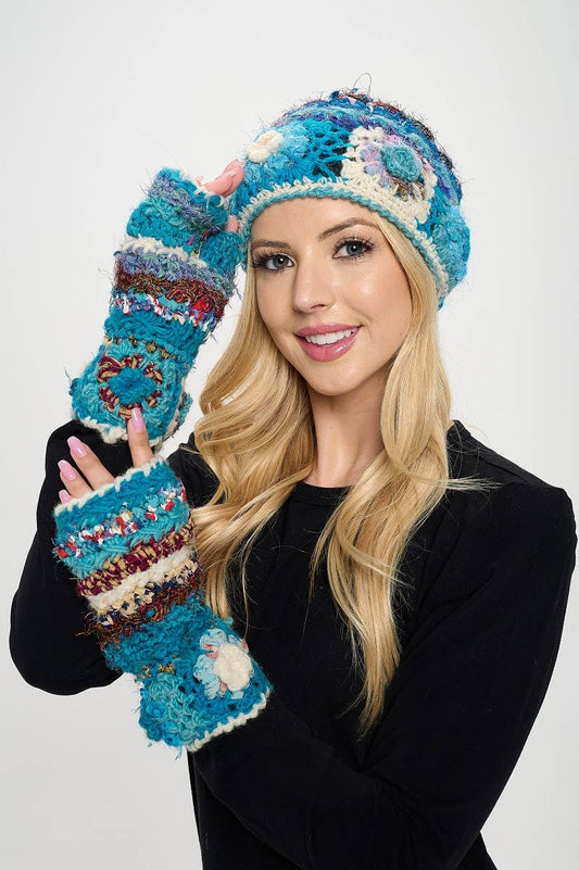 Women Wool Accessories Sets (WL-284PK)