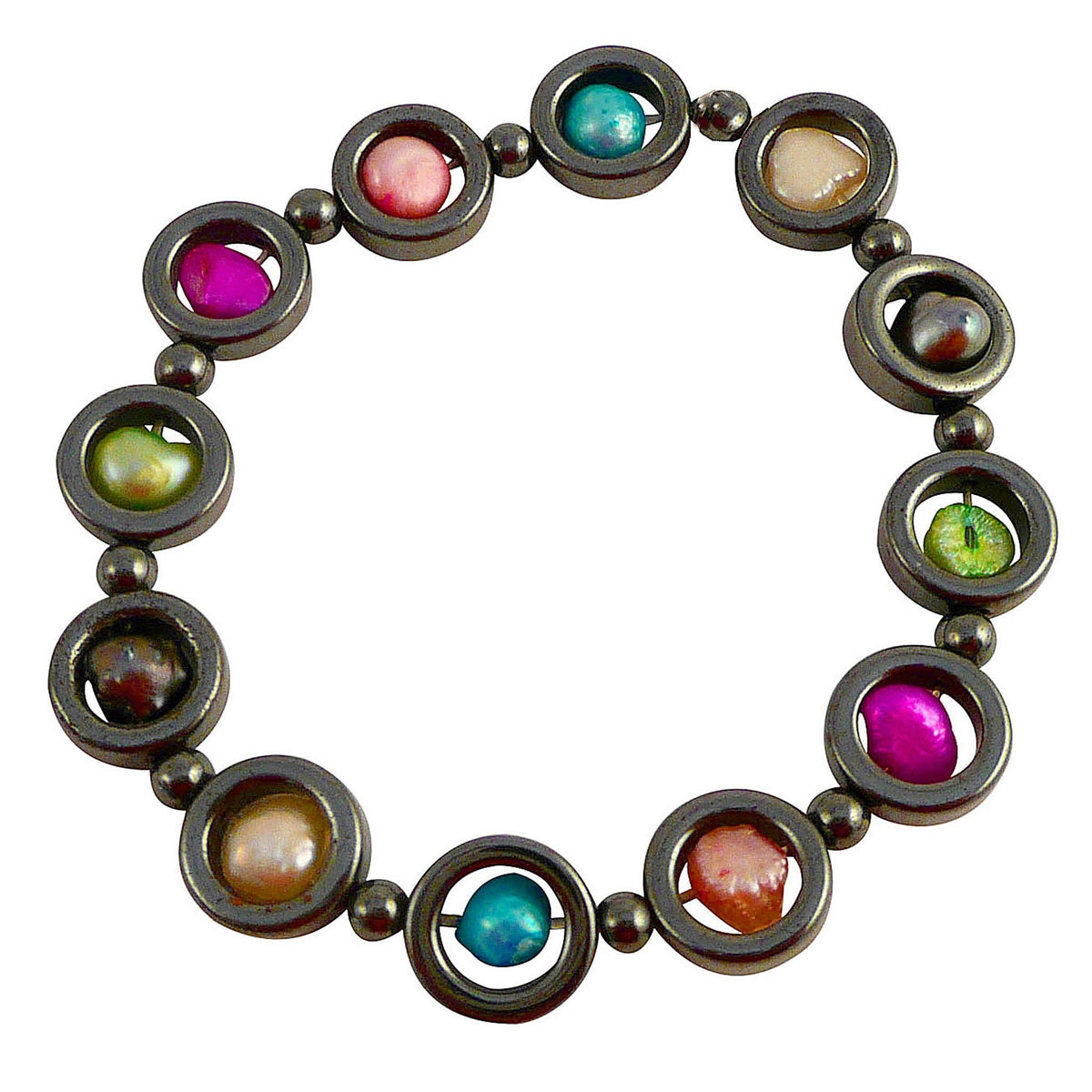 Bracelet Elasticated, Freshwater Pearls